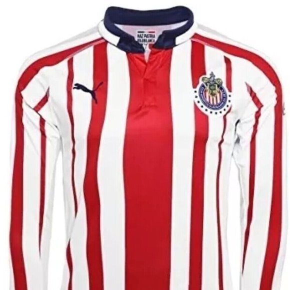 Puma Other - Official Puma Chivas Home Shirt Long Sleeve / Larga Manga Jersey 2018/2019 (Auth